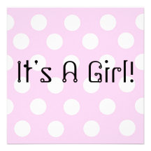 C'est une invitation de baby shower de fille