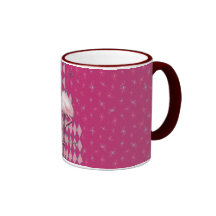 C'est une tasse de flamant de partie