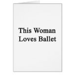 Cette femme aime le ballet carte
