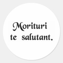 Ceux qui sont sur le point de mourir salut vous autocollant