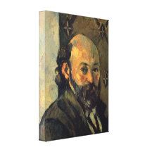Cezanne - zelf-Portret voor behang Stretched Canvas Print