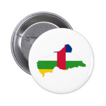 CF de carte de drapeau de la république centrafric Badge