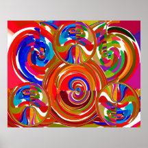 Chakra intemporel - mandala V9 de méditation de yo Affiches