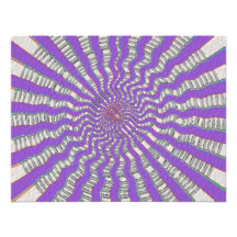 Chakra pourpre - brise pourpre fraîche invitations