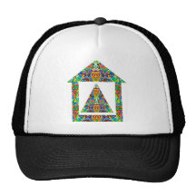 Chambre artistique de pyramide casquettes