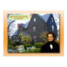 Chambre des sept pignons, Salem, le Massachusetts Cartes Postales