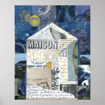 Chambre d'espoir et des efforts - collage de beaux poster