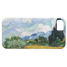 Champ de blé de Van Gogh avec des cyprès Coque Case-Mate iPhone 5