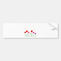 Champ de coeur d'amour autocollant pour voiture