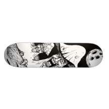 Champignons de minuit skateboards customisés