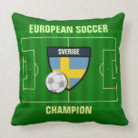 Champion du football de Sverige Suède Oreillers