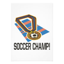 Champion du football faire-part