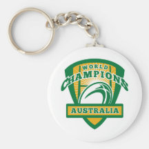 Champions du monde de l'Australie de boule de rugb Porte-clé