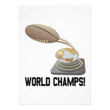 Champions du monde faire-part personnalisé
