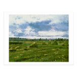 Champs de blé avec des piles, Vincent van Gogh Carte Postale