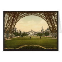 Champs de Mars, exposition Universal, 1900, Paris, Cartes De Vœux