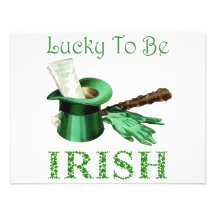 CHANCEUX POUR ÊTRE IRLANDAIS INVITATIONS
