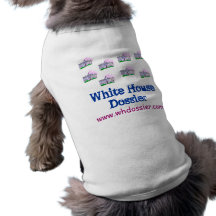 Chandail de chien de dossier de la Maison Blanche T-shirt Pour Chien