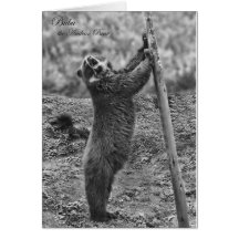 Chant Bubu carte pour notes noir et blanc