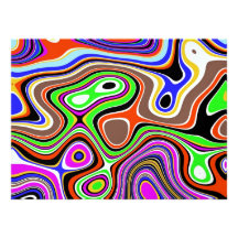 Chaos coloré invitations