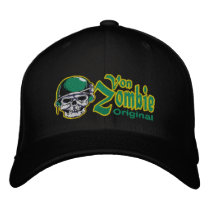 Chapeau 002 de crâne d'armée de zombi