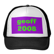 Chapeau 2009 de Geoff Casquette