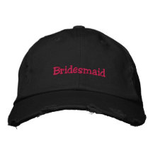 Chapeau à la mode de demoiselle d'honneur casquette de baseball
