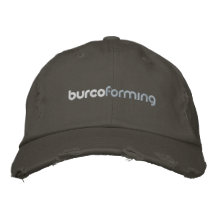 chapeau affligé burcoforming de coton chapeau brodé