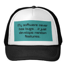 Chapeau aléatoire de caractéristiques casquette