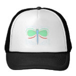 Chapeau assez cyan et rose de libellule casquettes de camionneur
