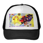 Chapeau bleu rouge jaune de Kandinsky Casquettes De Camionneur