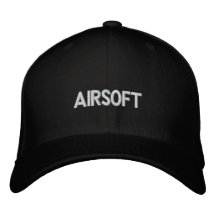 chapeau brodé par airsoft