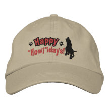 Chapeau brodé par Howlidays heureux