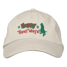 Chapeau brodé par Howlidays heureux