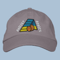 Chapeau brodé par intoxiqué d'agilité casquettes brodées
