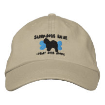 Chapeau brodé par règle de chiens de berger