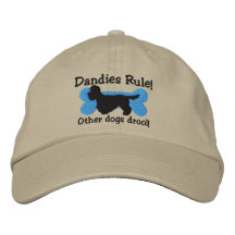 Chapeau brodé par règle de dandys