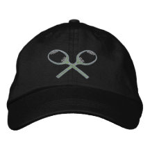 Chapeau brodé par tennis fait sur commande