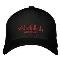 Chapeau/chapeau nommés d'Abdullah