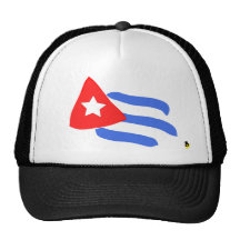 Chapeau cubain de drapeau casquettes de camionneur