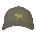 Chapeau d'art : Vert de chien de Bella Scotty et d casquettes brodées
