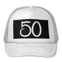 Chapeau de 50 blancs casquettes de camionneur