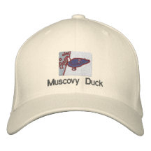 Chapeau de canard de Muscovy Chapeaux Brodés