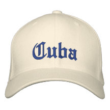 Chapeau de coutume du Cuba Casquette Brodée