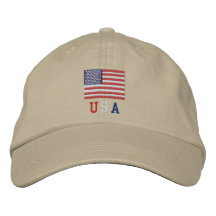 Chapeau de drapeau américain des Etats-Unis - 4 ju Casquette Brodée