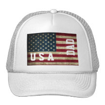 CHAPEAU DE DRAPEAU DE PAPA DES ETATS-UNIS CASQUETTES