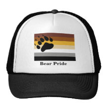 Chapeau de fierté d'ours casquette de camionneur