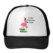 Chapeau de flamant de Noël Casquette De Camionneur