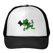 Chapeau de grenouille de danse casquettes de camionneur