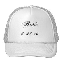 Chapeau de jeune mariée casquette